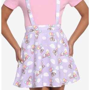 Hello Kitty pusheen Skirt with suspender